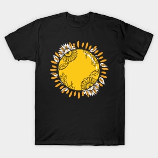 Little Aesthetic Sunflower T-Shirt